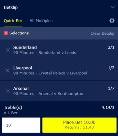 Accumulator Betslip
