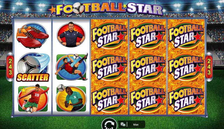Football Star Slot Game Screenshot