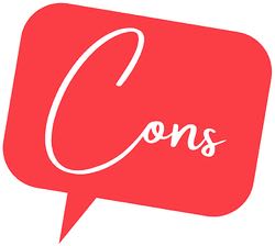 Cons speech bubble