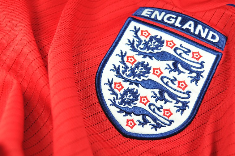 England Football Shirt and Badge