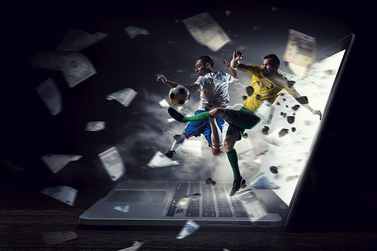Football bets laptop