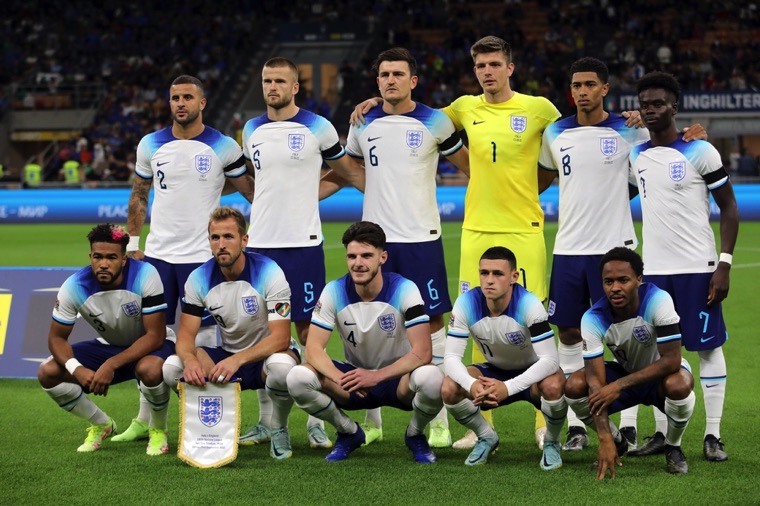 England's team in 2022